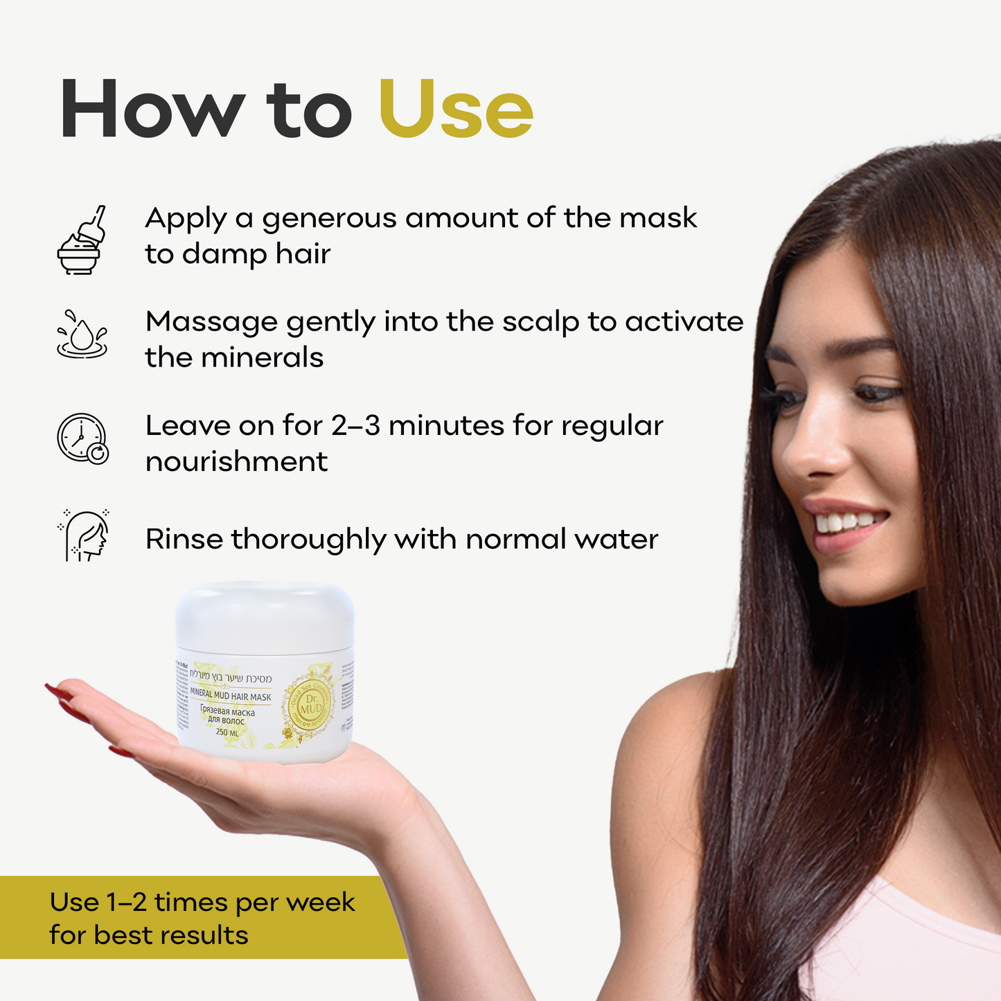 Dr. Mud Deep Conditioning Hair Mask with Dead Sea Minerals