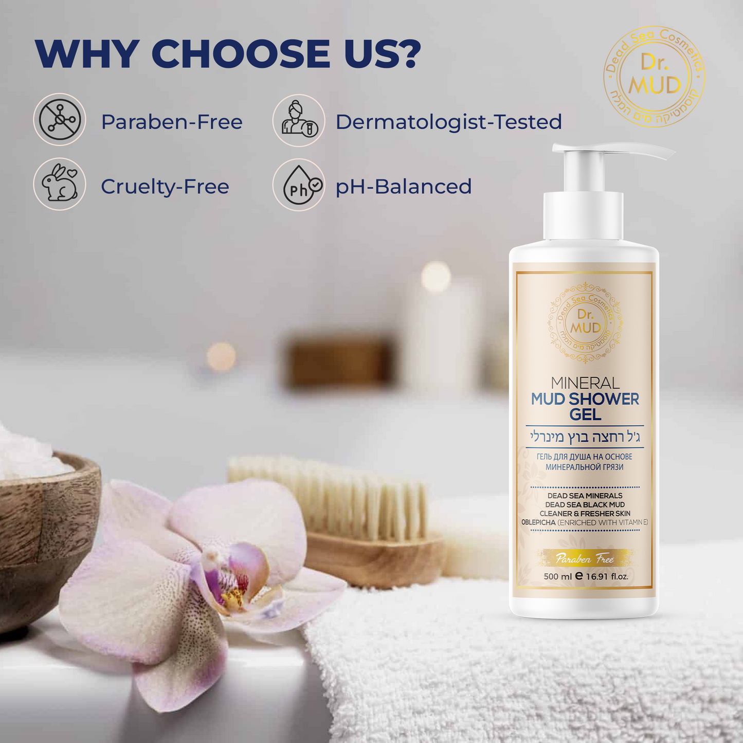 Dr. MUD Mineral Mud Shower Gel