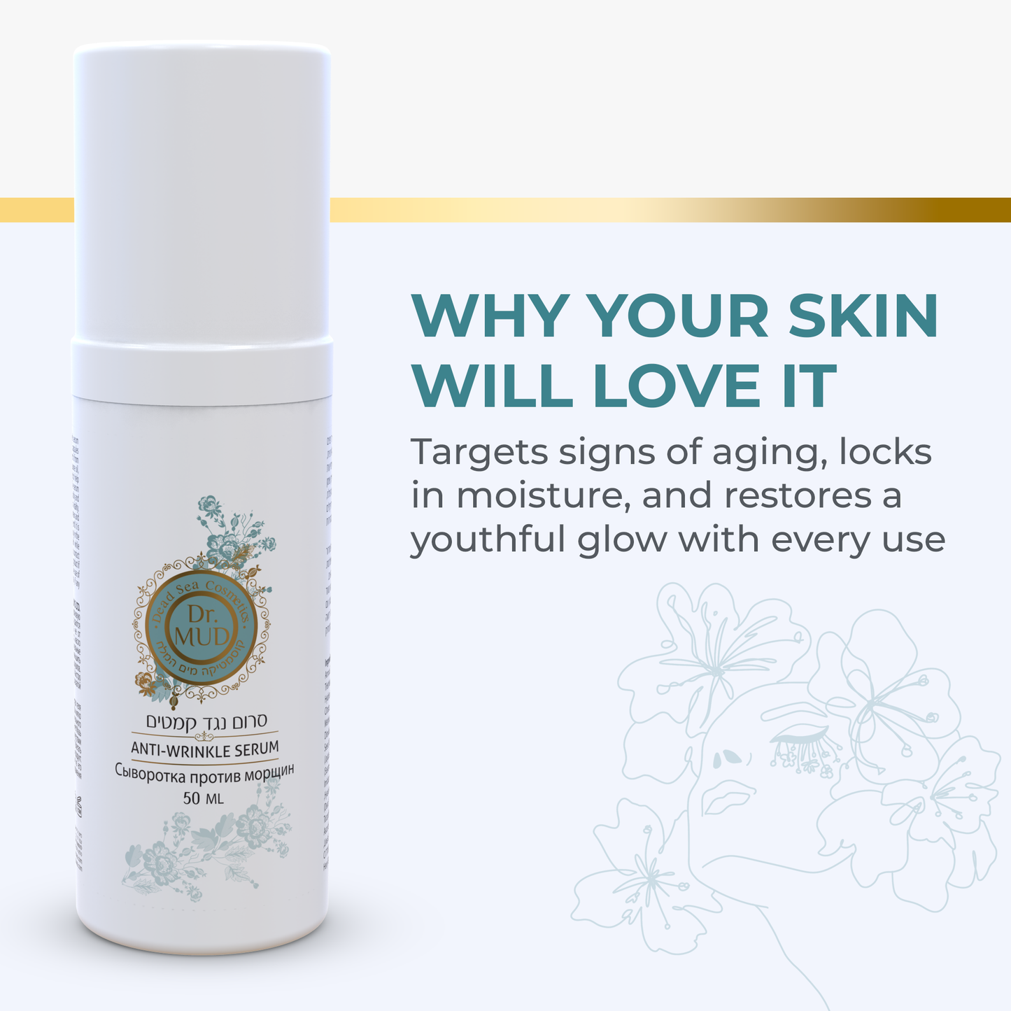 Dr. Mud Anti-Aging & Brightening Power Serum (50 ml)