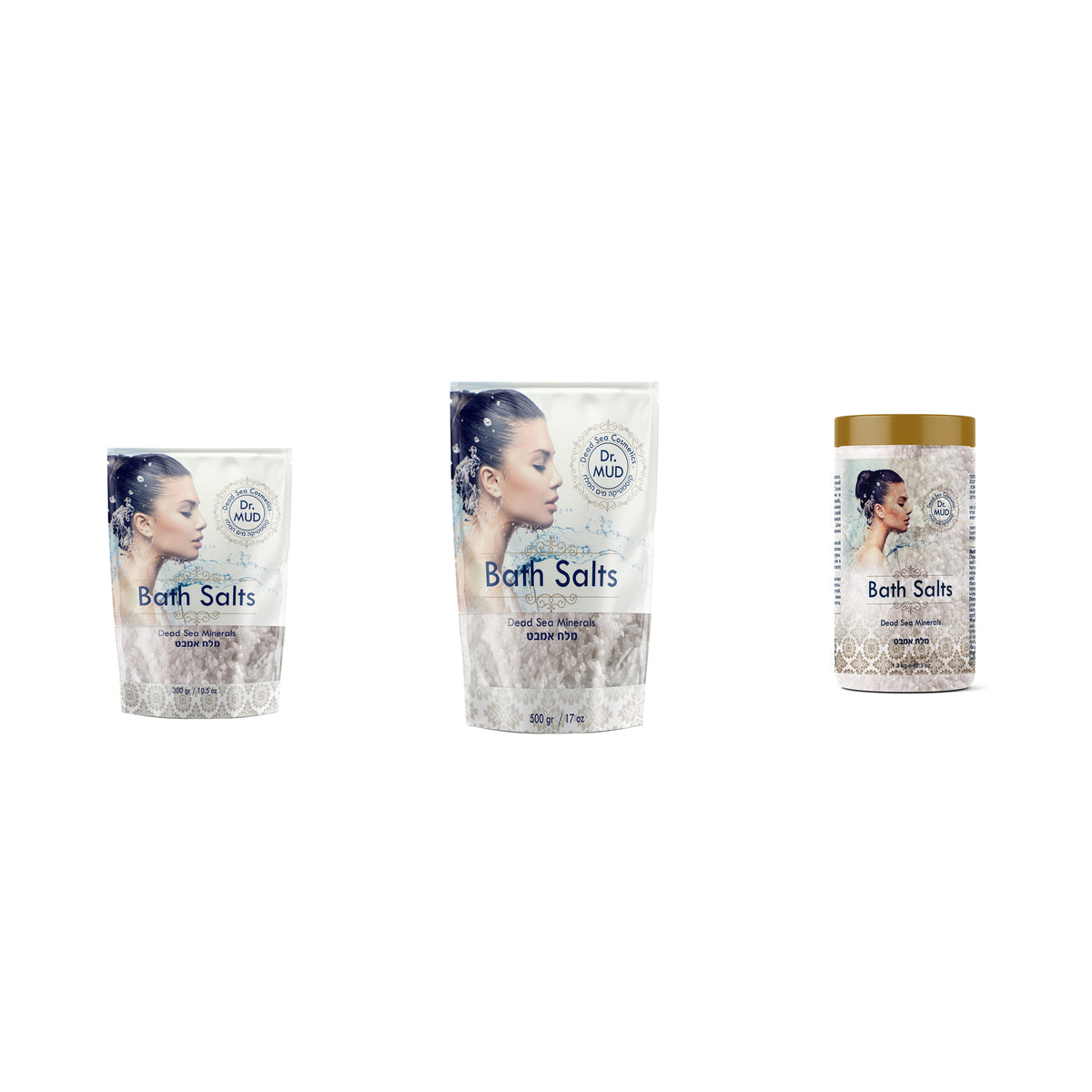 Dr. MUD Dead Sea Bath Salts | 6 Scents · 3 Sizes
