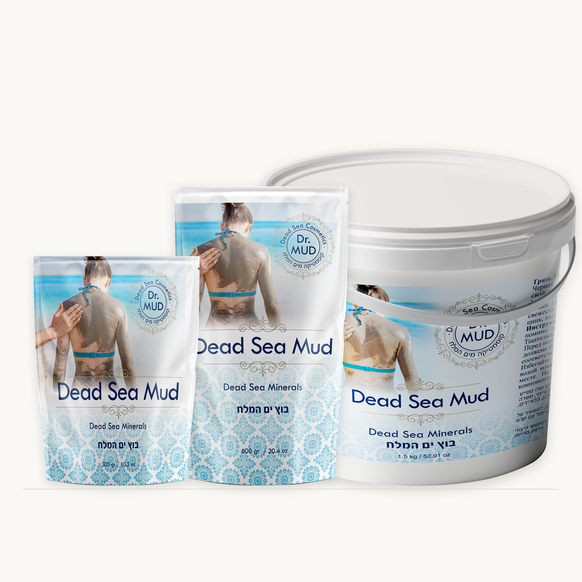 Dr. MUD Original Dead Sea Mud Body Mask | 3 Sizes