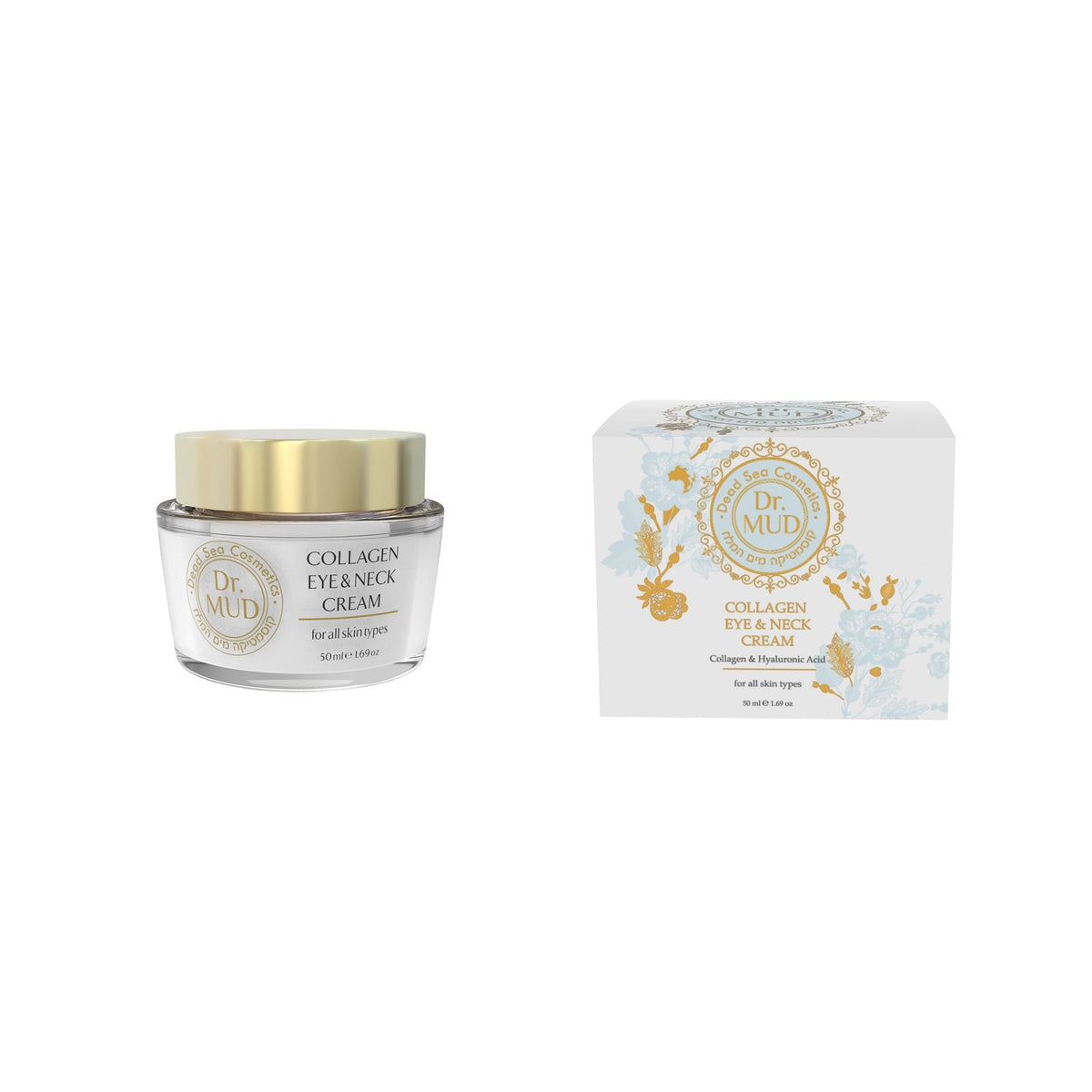 Authentic Dr. MUD Collagen Eye and Neck Cream jar and box