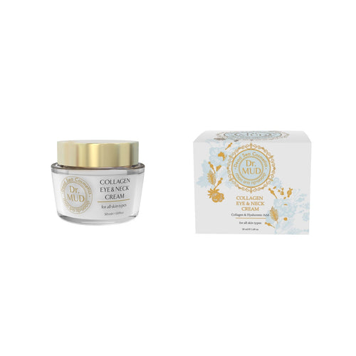 Authentic Dr. MUD Collagen Eye and Neck Cream jar and box